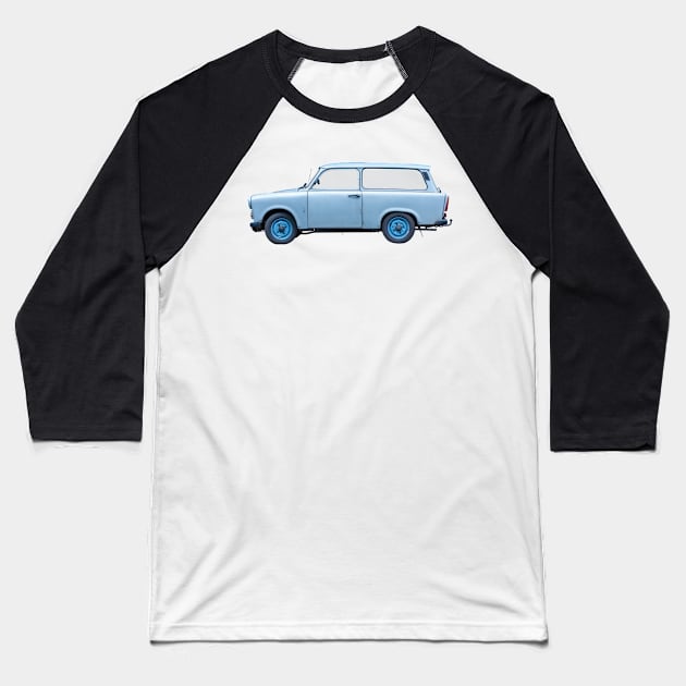Retro East German Car Baseball T-Shirt by mrdoomits